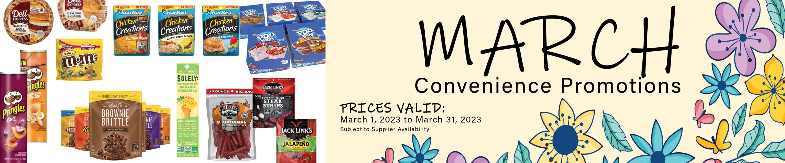 March C Store Promo Bar
