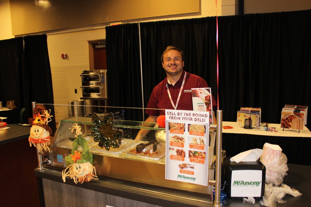 Food stand at trade show