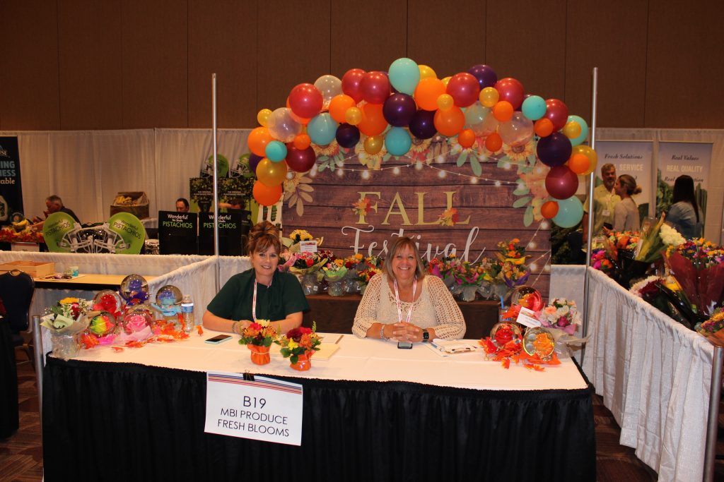 Fresh Blooms at trade show