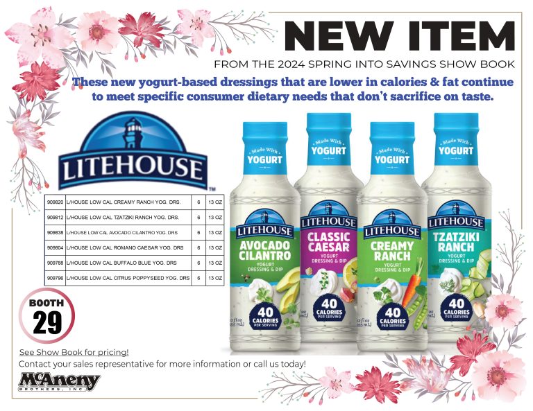 Litehouse New Yogurt Dressings