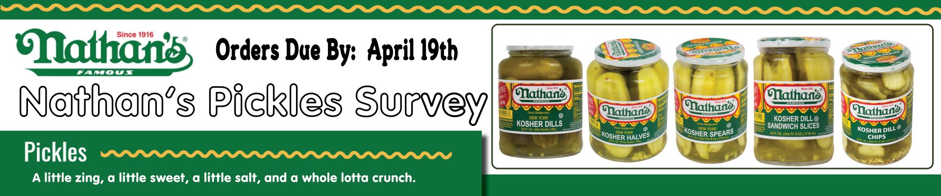 Nathan's Pickles Survey