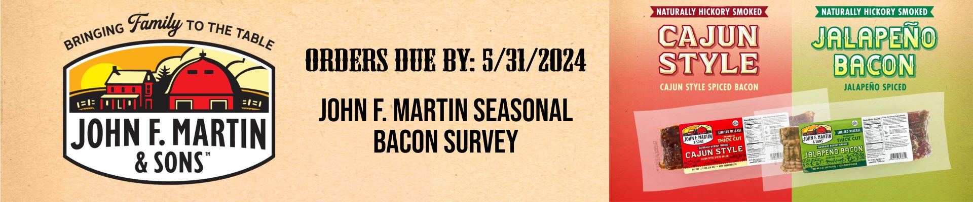 JFM Bacon Survey Bar